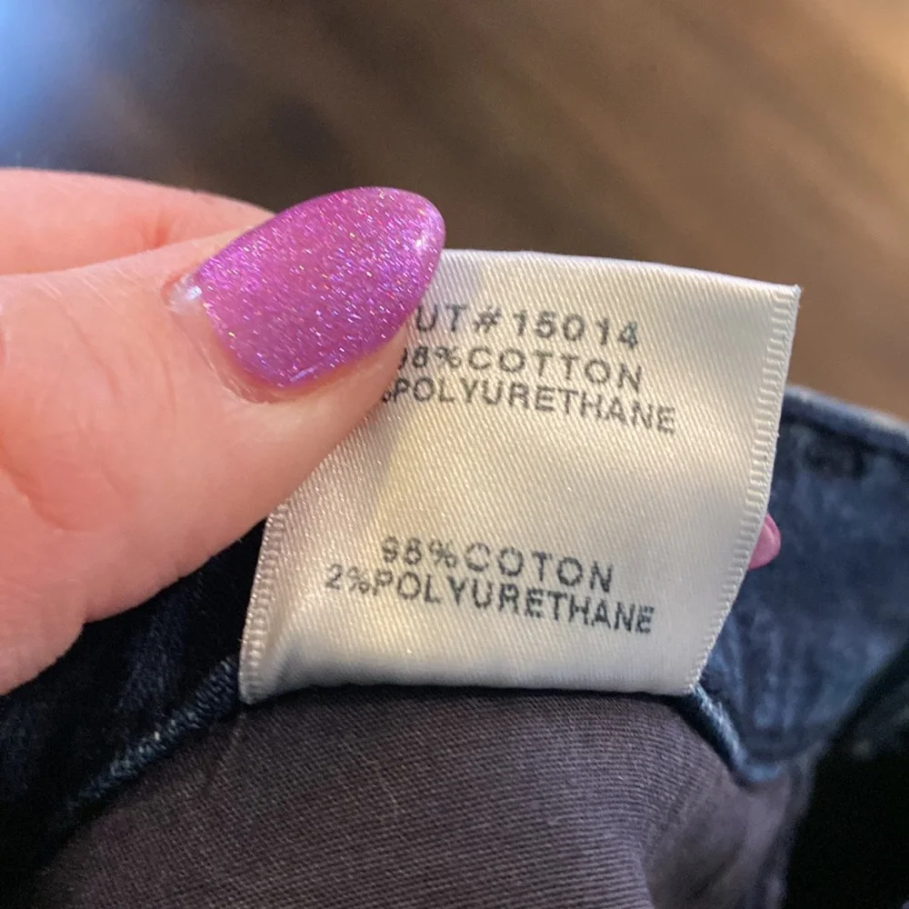 J Brand Ruby Silverpool Jeans Step Hem Silver Dipped 26 EUC